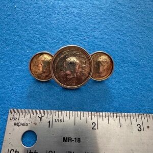 Vintage Coin Brooch
